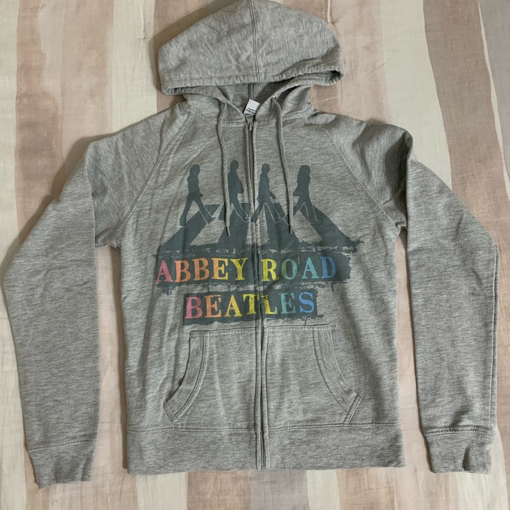 THRIFTED BEATLES ZIP UP JACKET